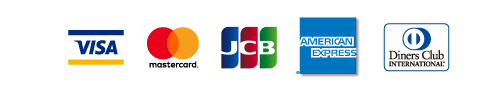 JCB/AMERICAN EXPRESS/Diners Club/UC/DISCOVER/VISA/Mastercard/三菱UFJニコス