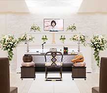 静岡･愛知の葬儀・お葬式なら家族葬のトワーズ® 家族葬のトワーズ 家族葬プラン 税込412,500円 祭壇の画像