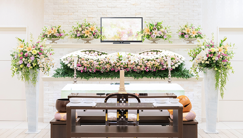 葬儀・葬式なら家族葬のトワーズ 祭壇のイメージ画像