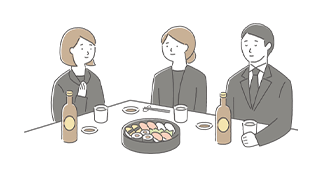 通夜ぶるまいイメージ画像