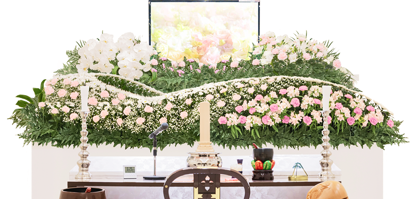 静岡・愛知 葬儀・葬式なら家族葬のトワーズ 祭壇イメージ画像